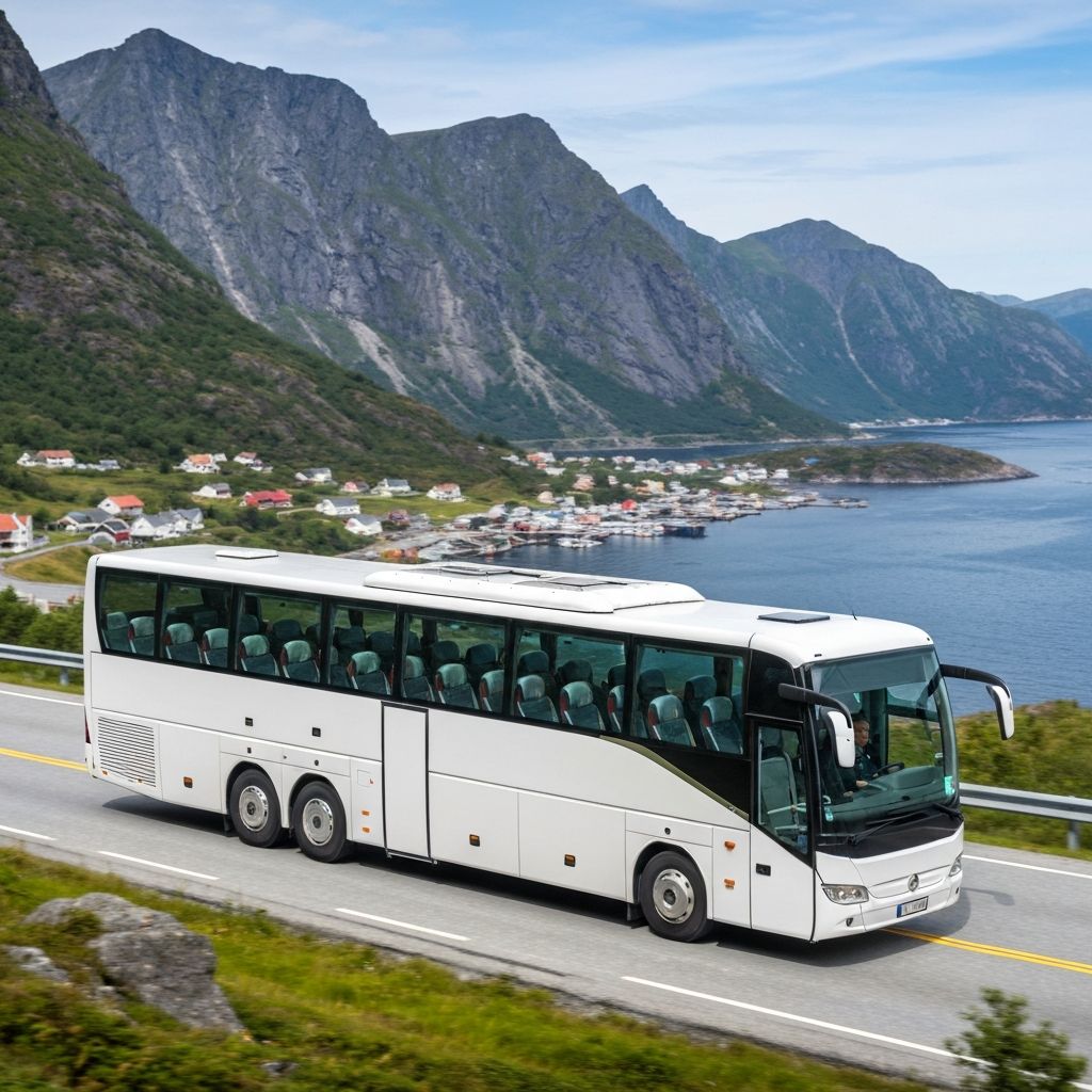 Buss for håndballag